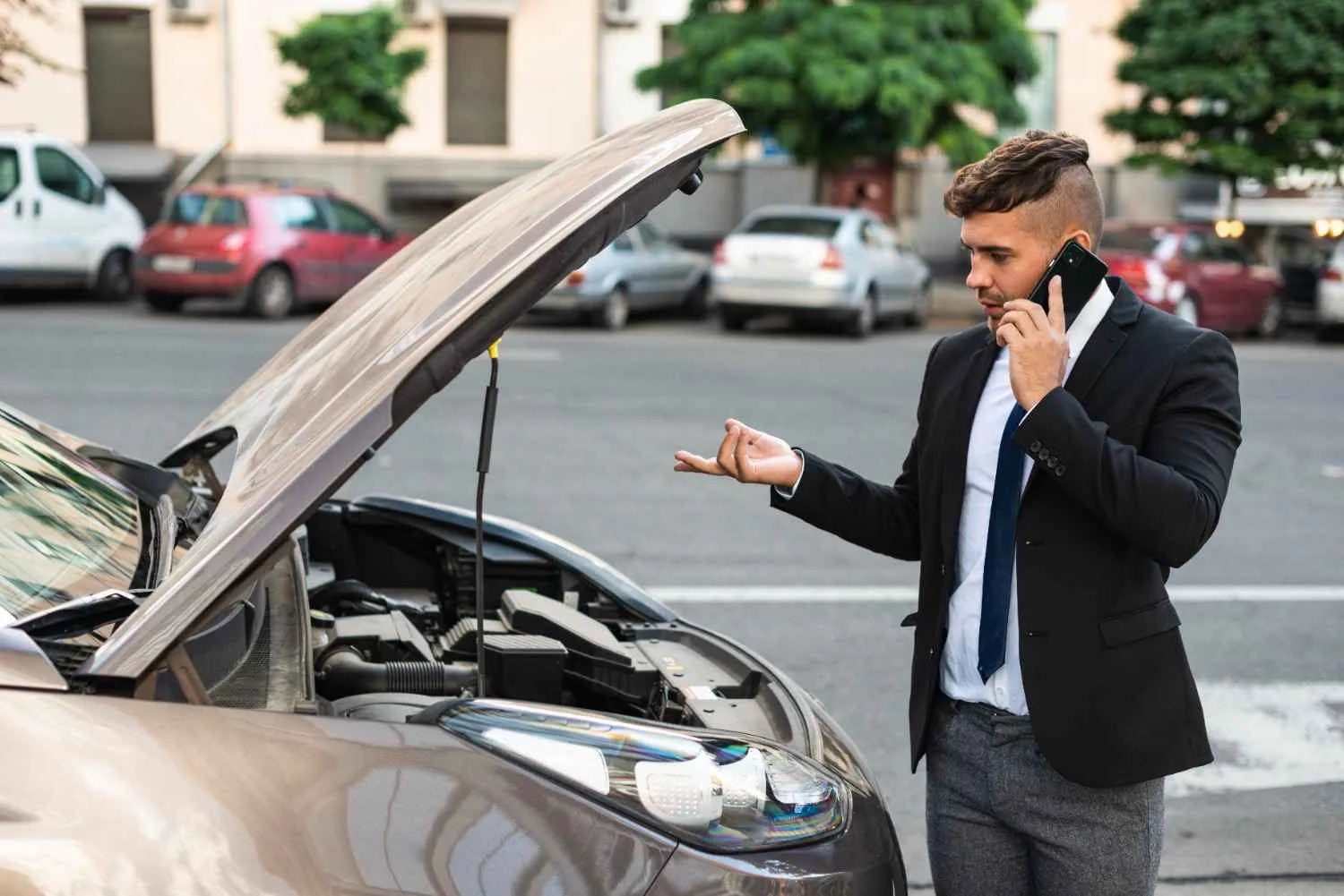 Roadside help for a stranded driver